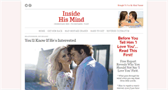 Desktop Screenshot of insidehismind.com